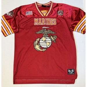 RAPID DOMINANCE - US Marines - USMC - Men's Mesh Football Jersey - Size X-Large